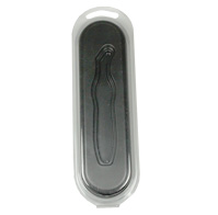 Clamshell with black plastic insert