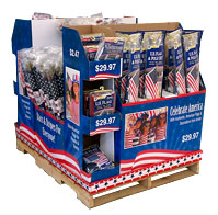 Corrugated Pallet display